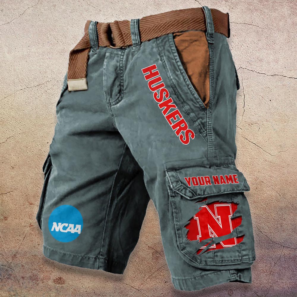 Sportswearmerch Nebraska Cornhuskers NCAA Denim Short For Fan