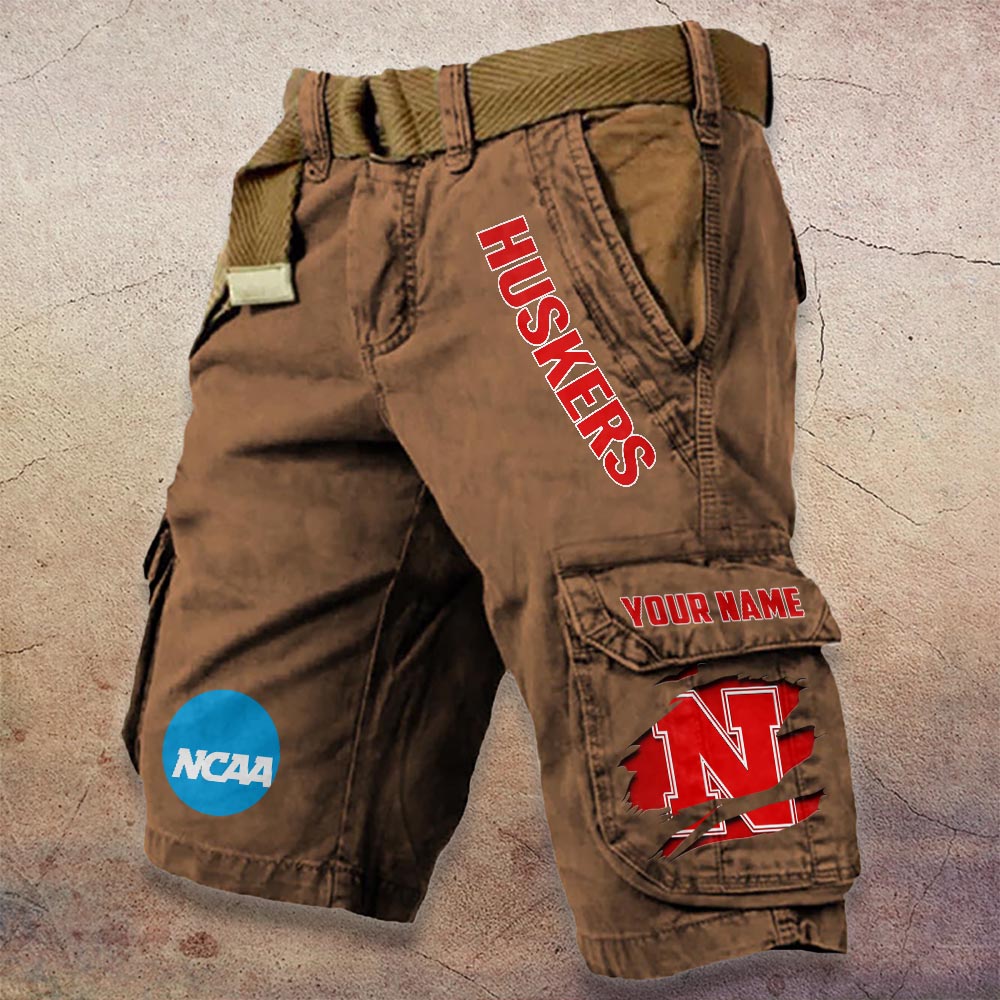 Sportswearmerch Nebraska Cornhuskers NCAA Denim Short For Fan