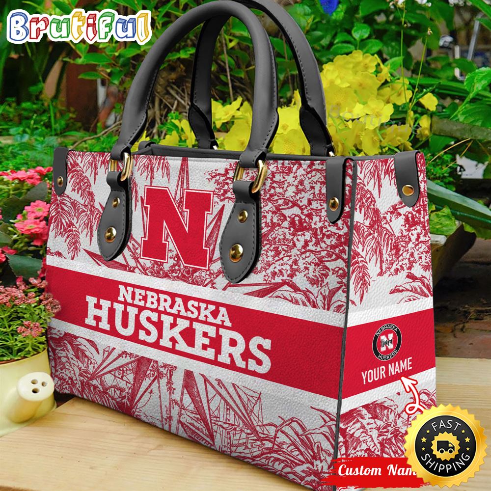 Sportswearmerch Nebraska Cornhuskers NCAA Leather HandBag For Fan