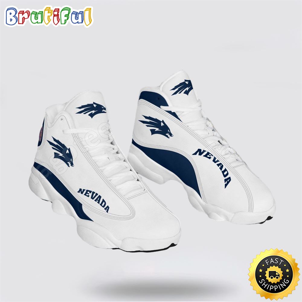Sportswearmerch Nevada Wolf Pack NCAA AJ13 Sneakers Shoes For Men And Women