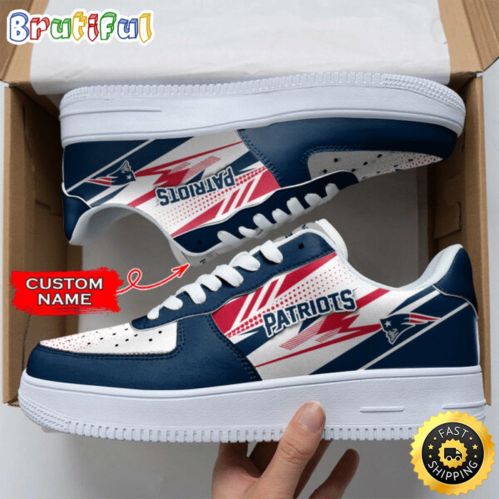 Sportswearmerch New England Patriots NFL Air Low-Top Sneakers Shoes For Men And Women