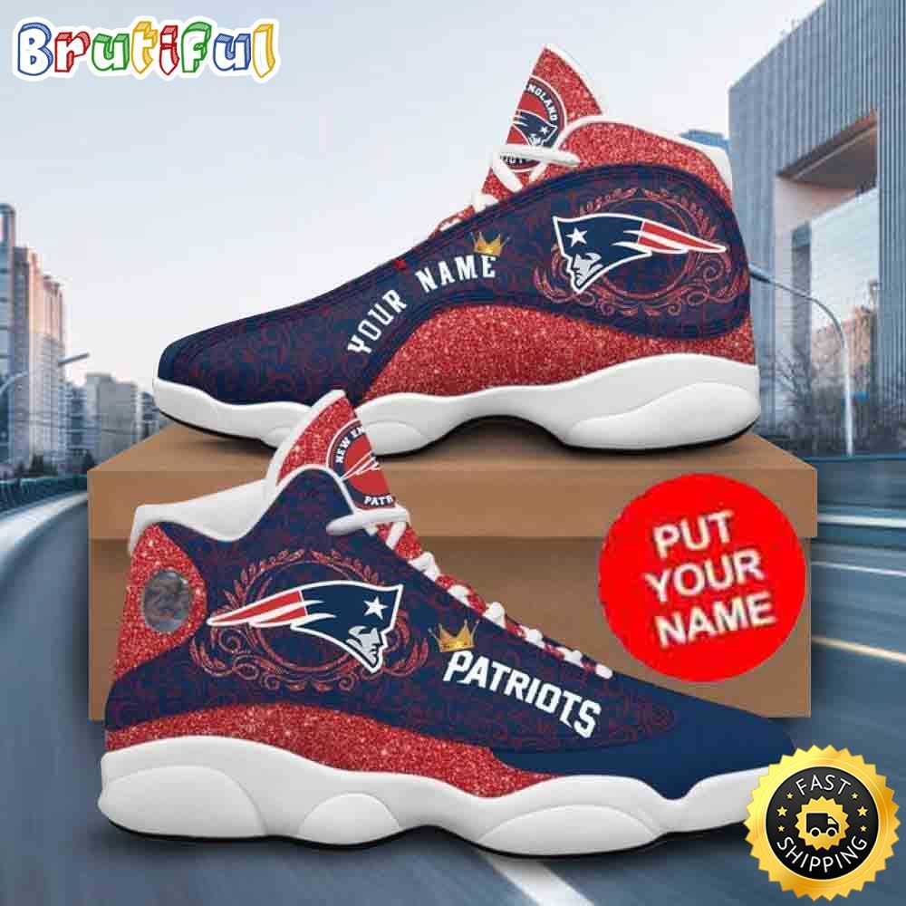 Sportswearmerch New England Patriots NFL AJ13 Sneakers Shoes For Men And Women