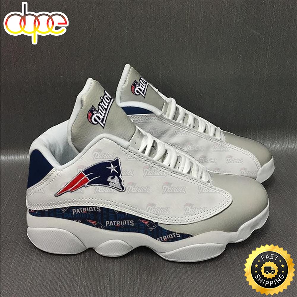 Sportswearmerch New England Patriots NFL AJ13 Sneakers Shoes For Men And Women
