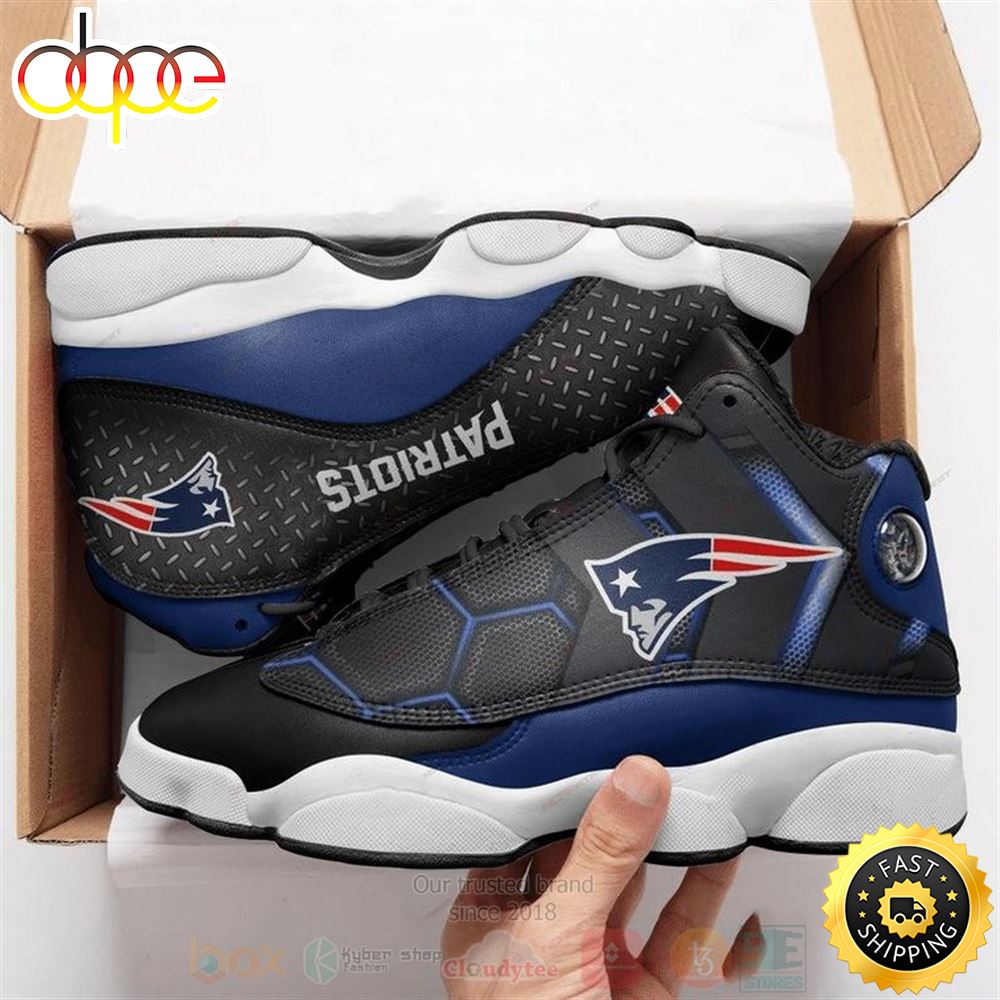 Sportswearmerch New England Patriots NFL AJ13 Sneakers Shoes For Men And Women