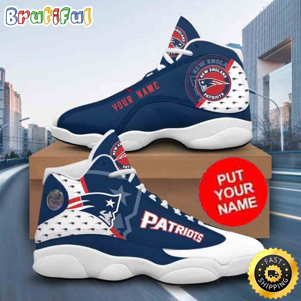 Sportswearmerch New England Patriots NFL AJ13 Sneakers Shoes For Men And Women