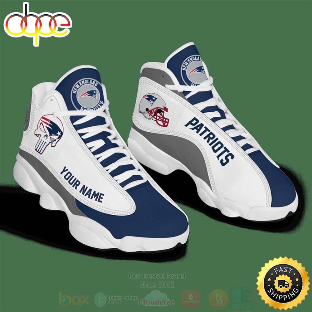Sportswearmerch New England Patriots NFL AJ13 Sneakers Shoes For Men And Women