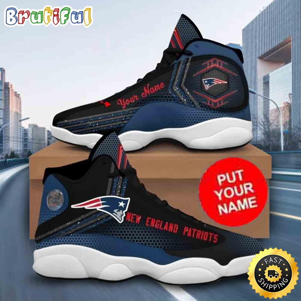 Sportswearmerch New England Patriots NFL AJ13 Sneakers Shoes For Men And Women