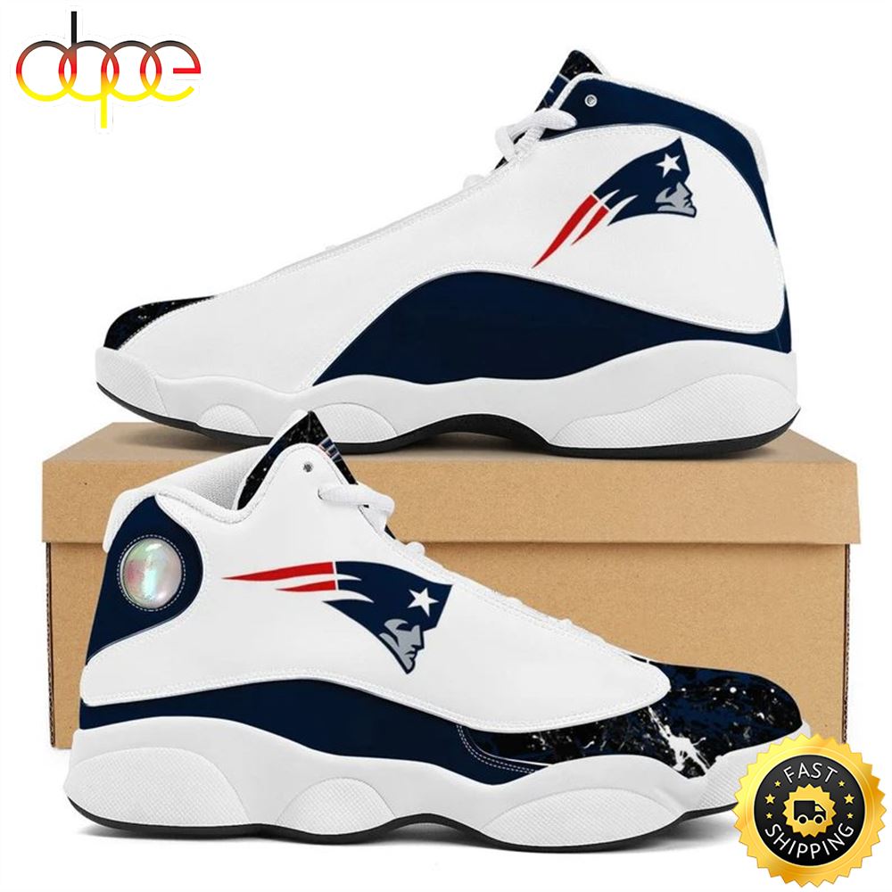 Sportswearmerch New England Patriots NFL AJ13 Sneakers Shoes For Men And Women