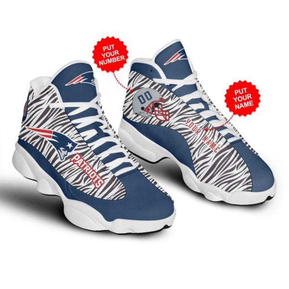 Sportswearmerch New England Patriots NFL AJ13 Sneakers Shoes For Men And Women