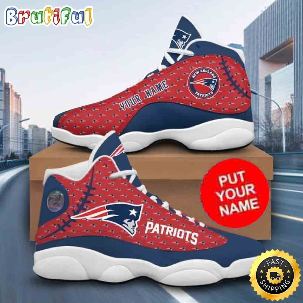 Sportswearmerch New England Patriots NFL AJ13 Sneakers Shoes For Men And Women