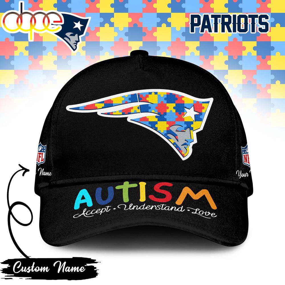 Sportswearmerch New England Patriots NFL Autism Classic Cap For Fan