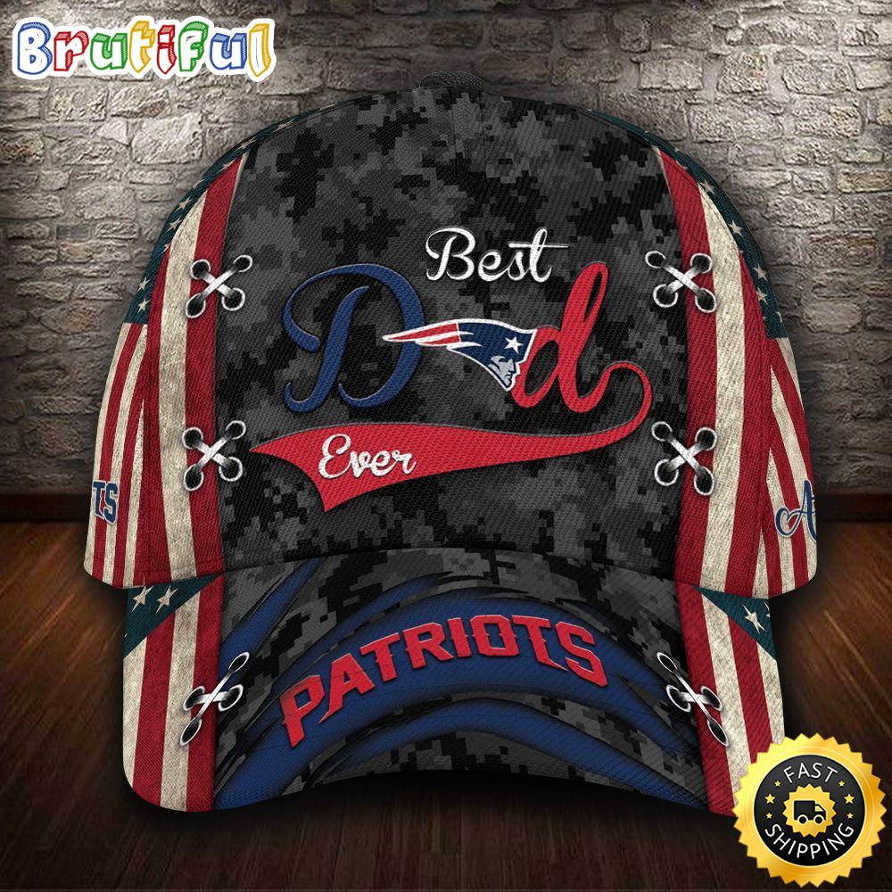Sportswearmerch New England Patriots NFL Best Dad Classic Cap For Fan