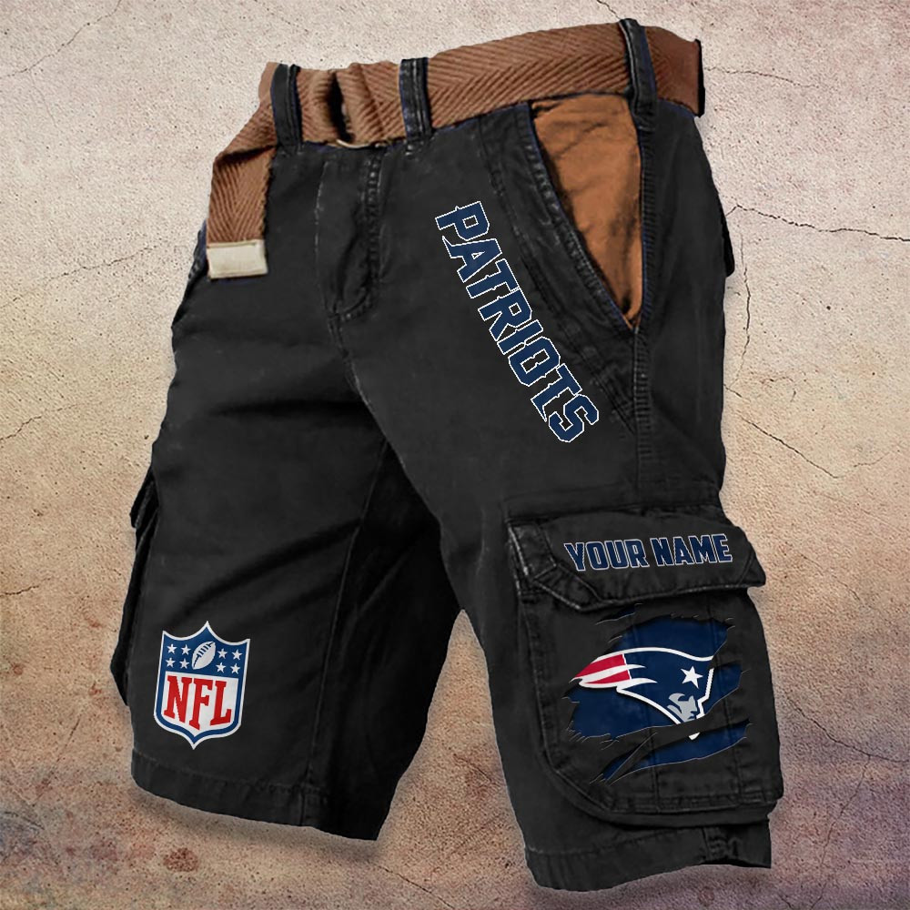 Sportswearmerch New England Patriots NFL Denim Short For Fan