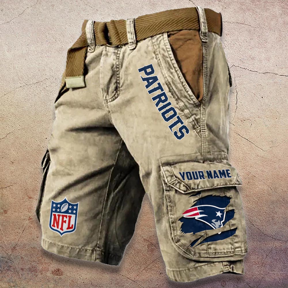 Sportswearmerch New England Patriots NFL Denim Short For Fan