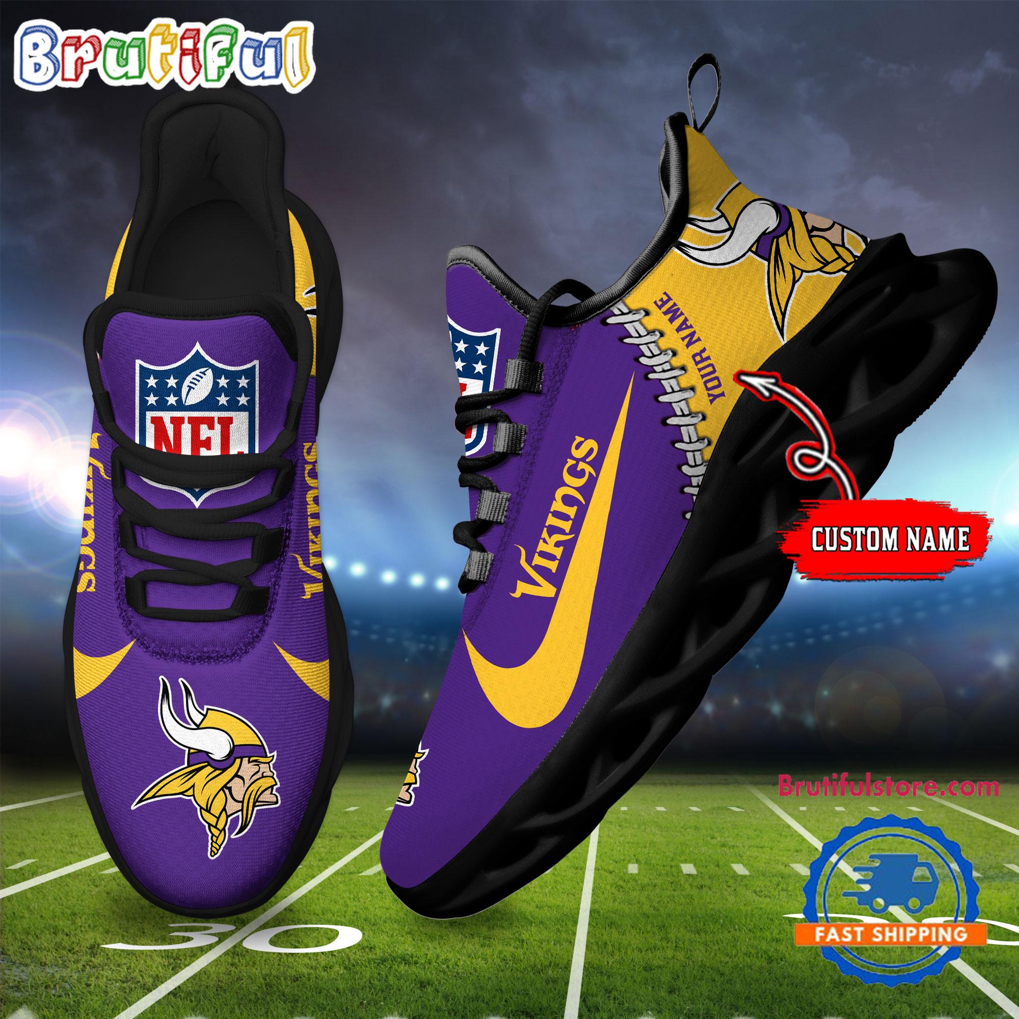 Sportswearmerch New England Patriots NFL Football New Season Sneaker Max Soul Shoes For Fan
