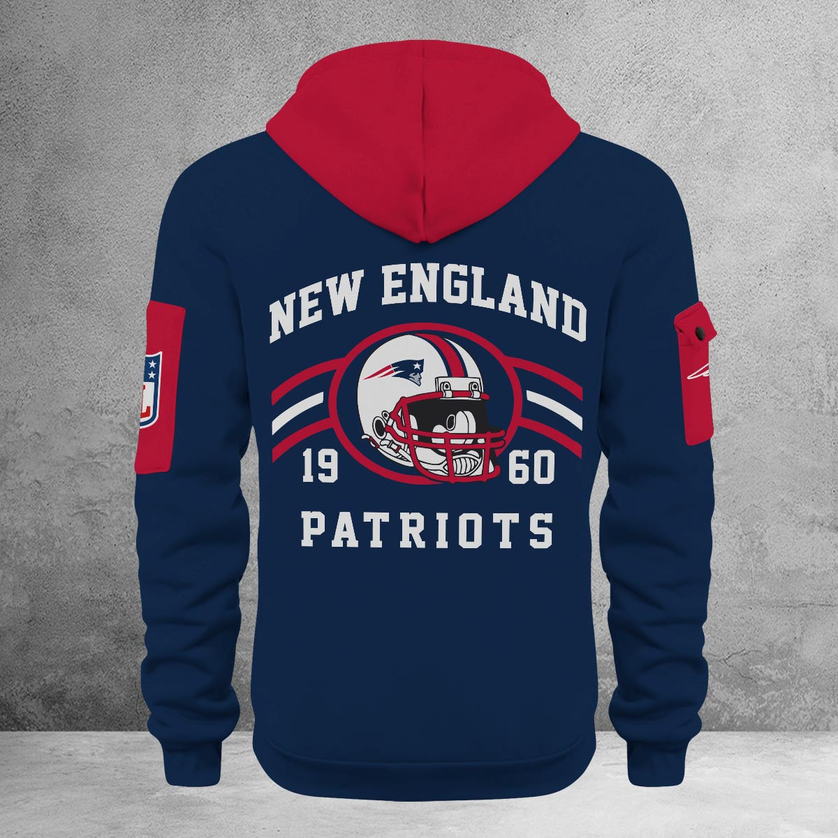Sportswearmerch New England Patriots NFL Half Zip Hoodie For Fan