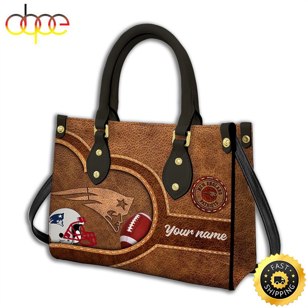 Sportswearmerch New England Patriots NFL Leather Bag For Fan