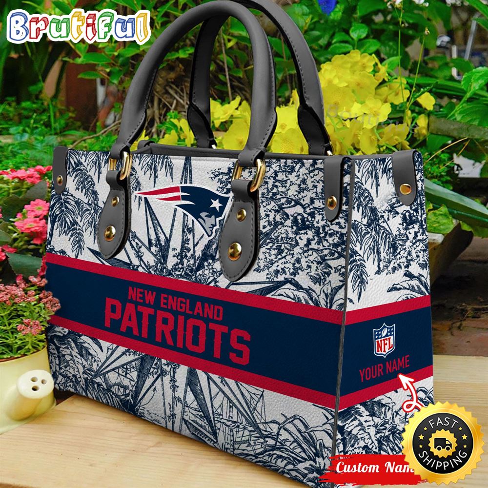 Sportswearmerch New England Patriots NFL Leather Handbag For Fan