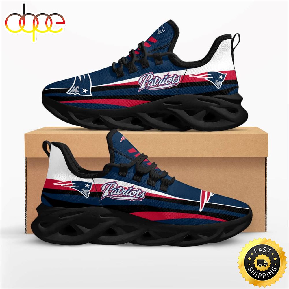 Sportswearmerch New England Patriots NFL Max Soul Shoes Sneakers For Men And Women