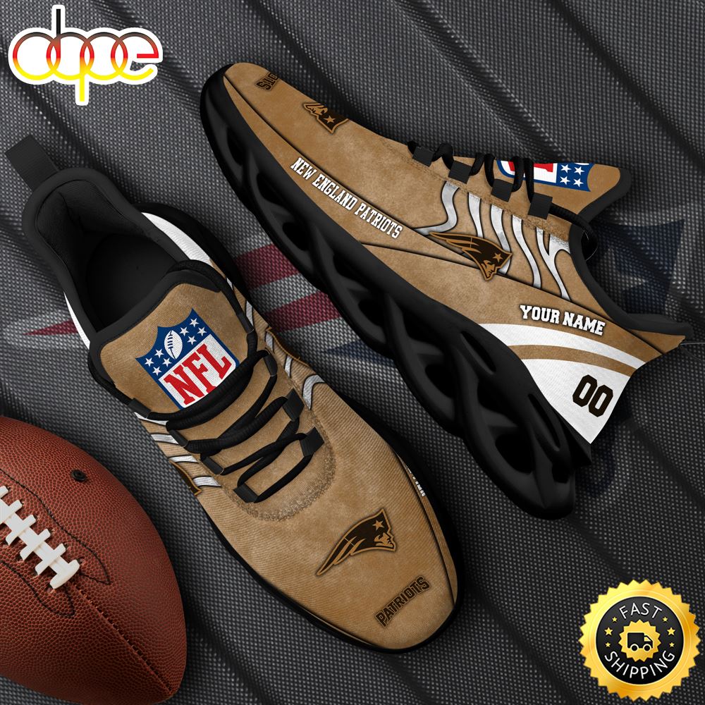 Sportswearmerch New England Patriots NFL Max Soul Shoes Sneakers For Men And Women