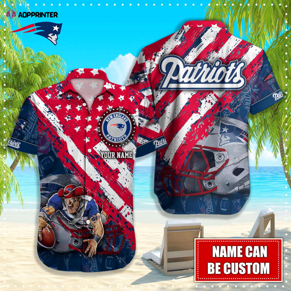 Sportswearmerch New England Patriots NFL Personalized Hawaiian Shirt For Fan