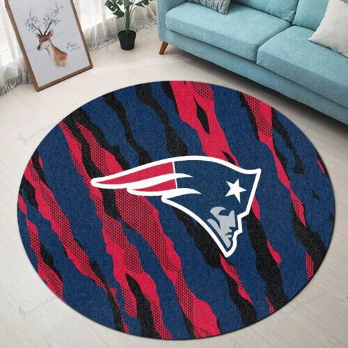 Sportswearmerch New England Patriots NFL Round Rug For Fan