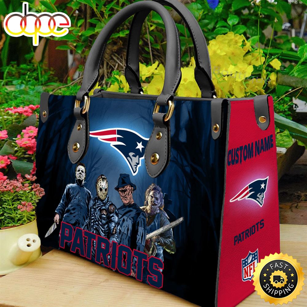 Sportswearmerch New England Patriots NFL Women Leather Hand Bag For Fan