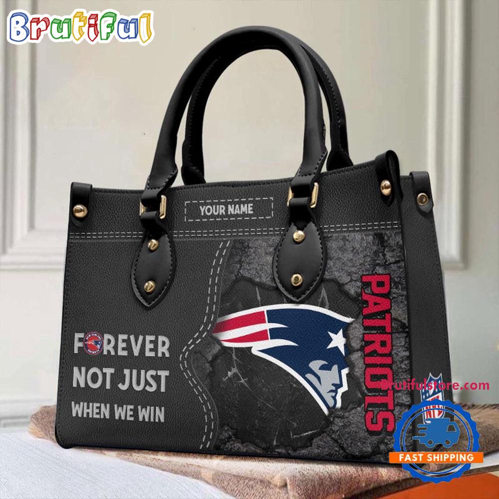 Sportswearmerch New England Patriots NFL Women's Leather Bag For Fan