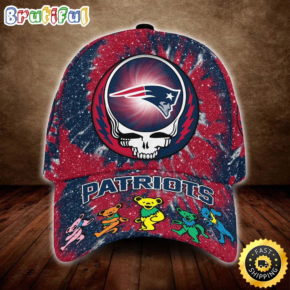 Sportswearmerch New England Patriots NFL x Grateful Dead Classic Cap For Fan