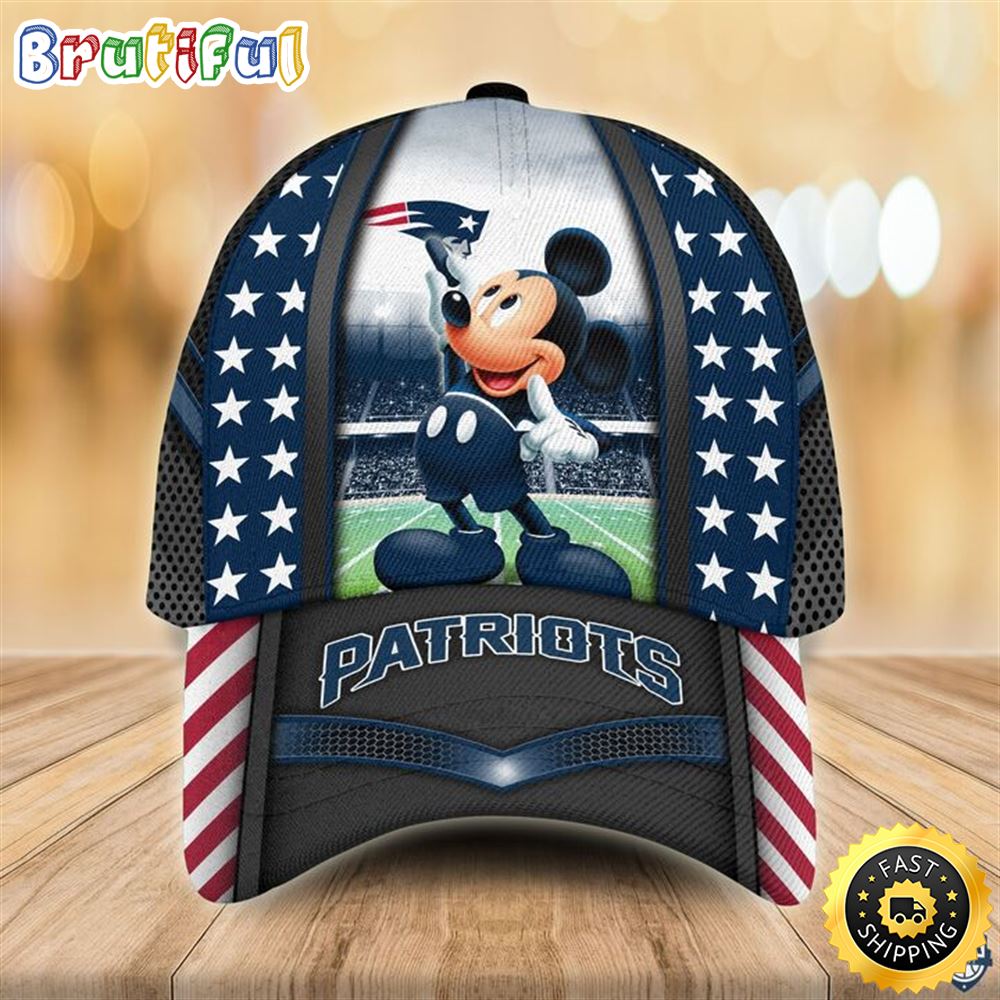 Sportswearmerch New England Patriots NFL x Mickey Mouse Classic Cap For Fan