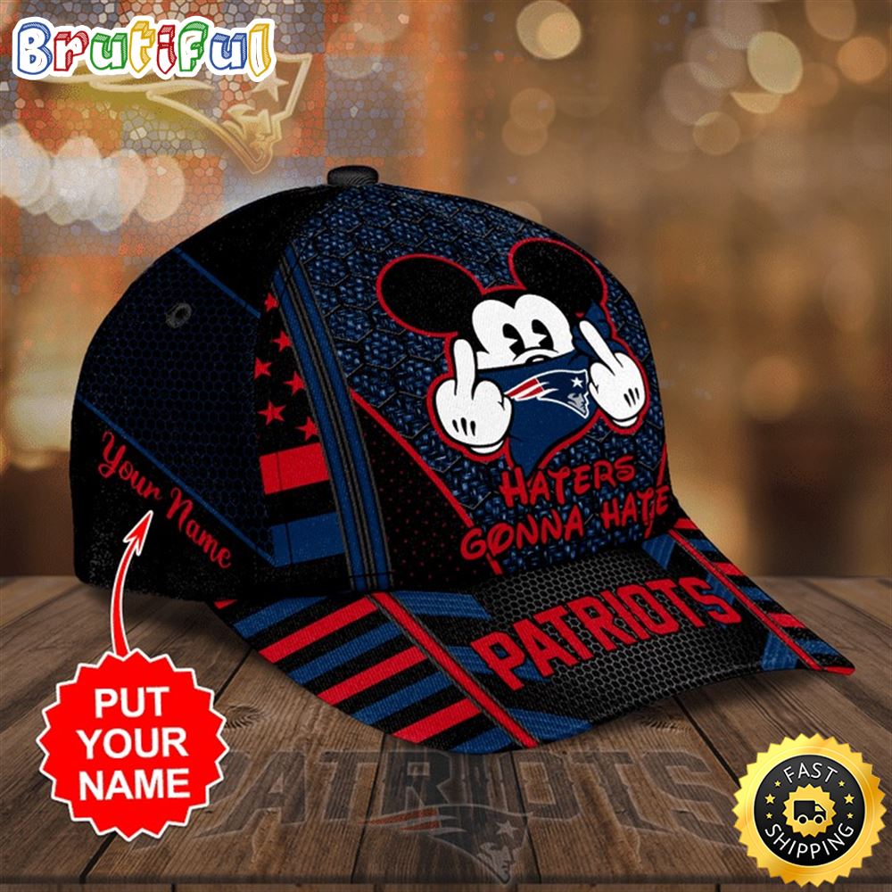 Sportswearmerch New England Patriots NFL x Mickey Mouse Classic Cap For Fan
