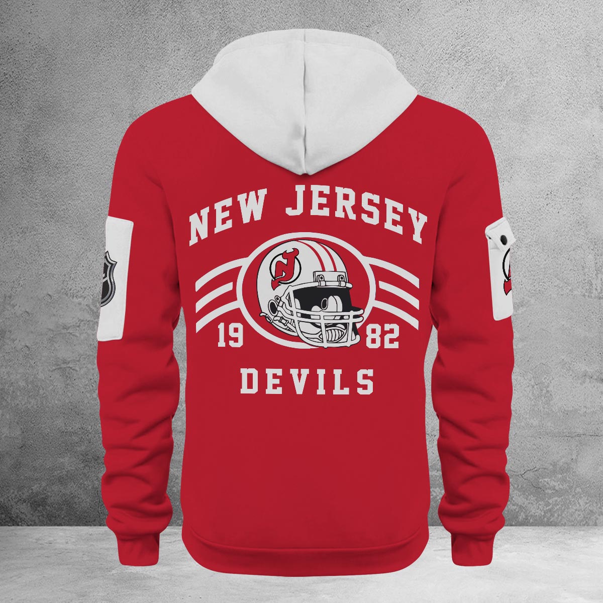 Sportswearmerch New Jersey Devils NHL Half Zip Hoodie Personalized For Fan