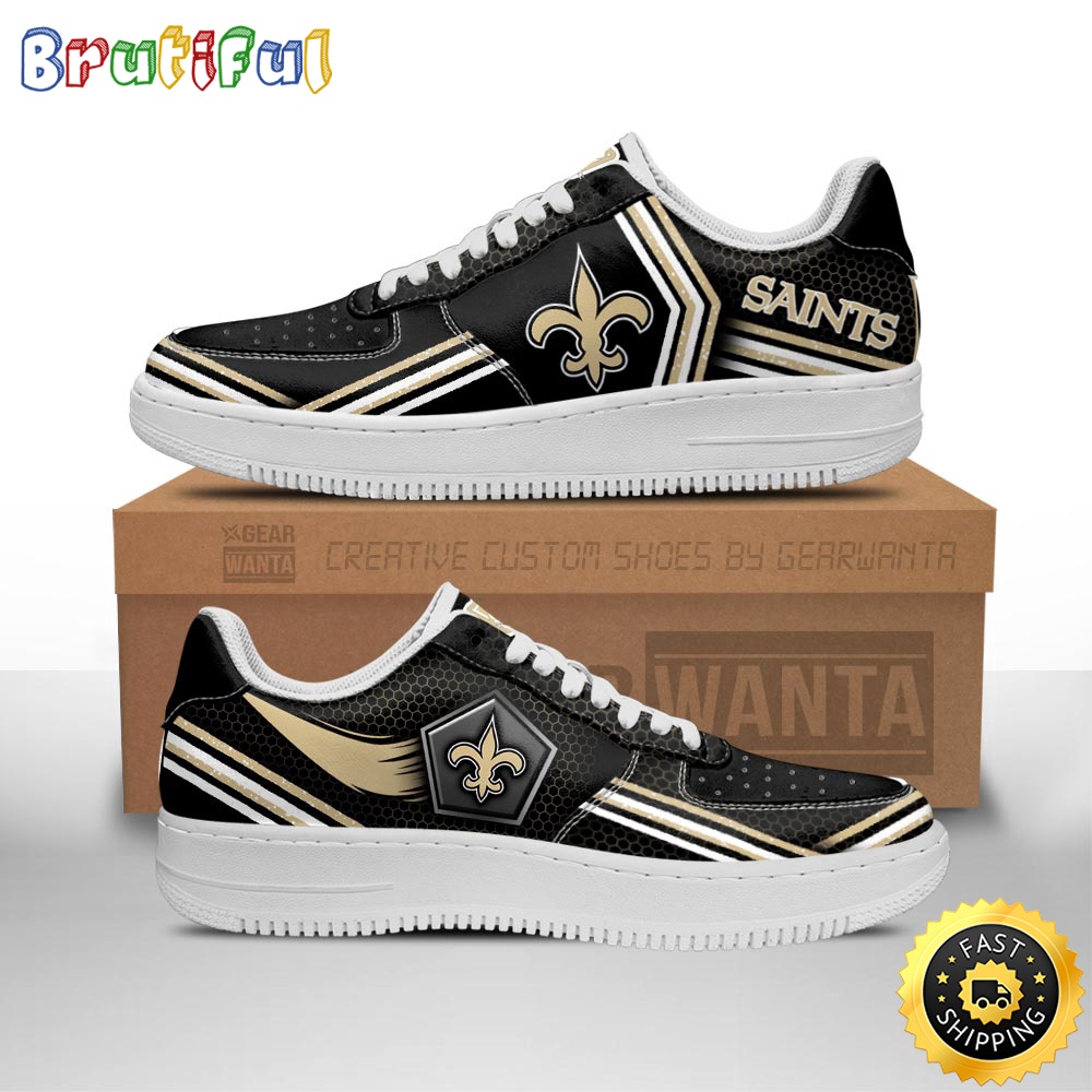 Sportswearmerch New Orlean Saints NFL Air Low-Top Sneakers Shoes For Men And Women