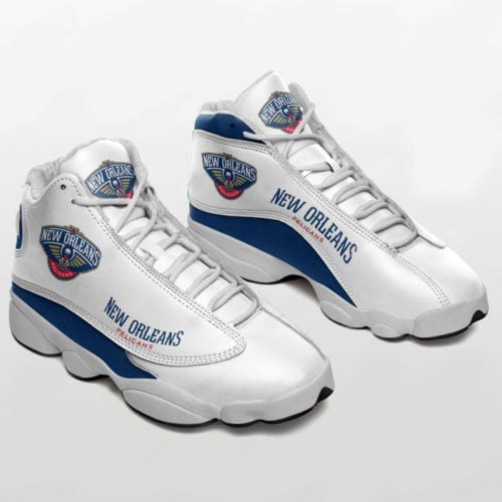 Sportswearmerch New Orleans Pelicans NBA AJ13 Sneakers Shoes For Men And Women