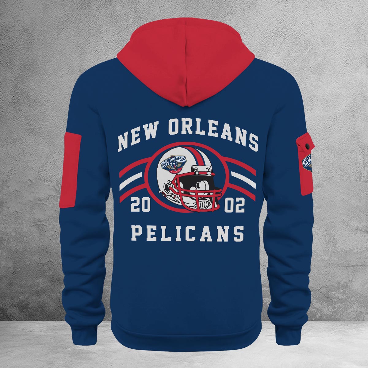 Sportswearmerch New Orleans Pelicans NBA Half Zip Hoodie Personalized For Fan