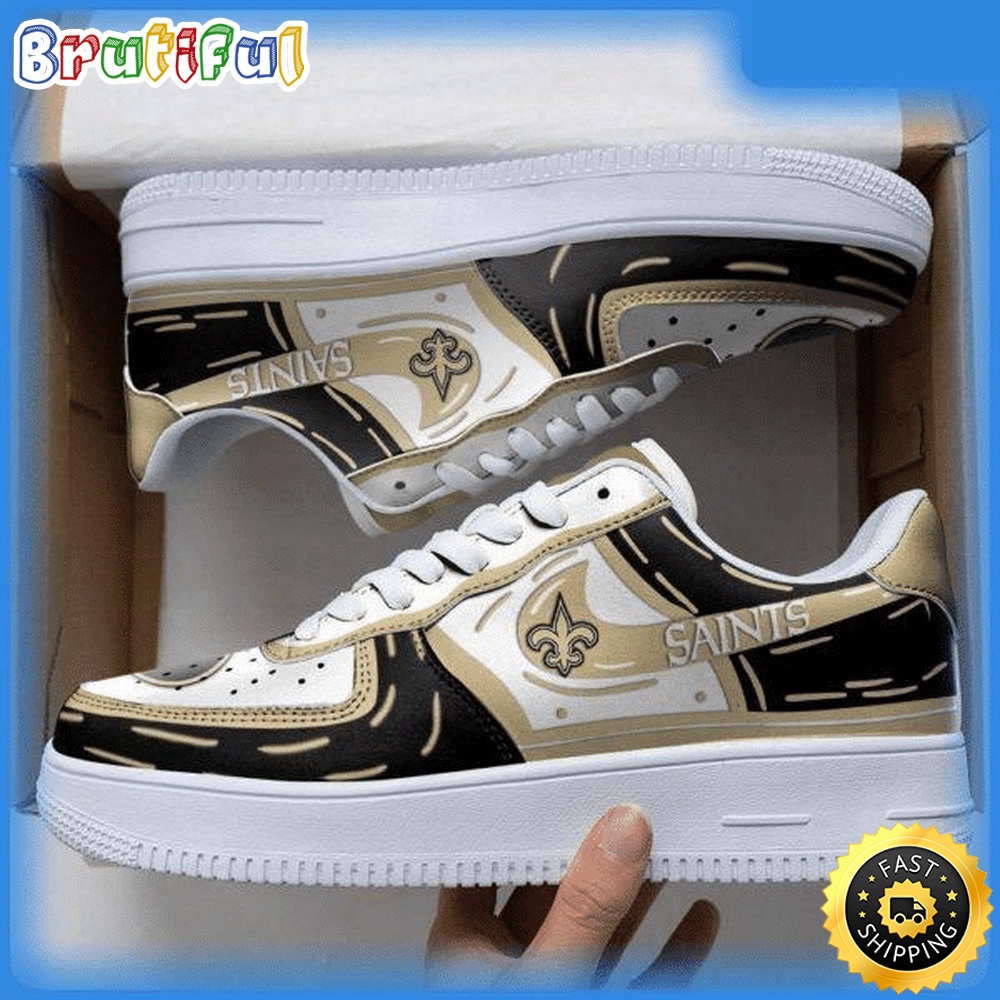 Sportswearmerch New Orleans Saints NFL Air Low-Top Sneakers Shoes For Men And Women