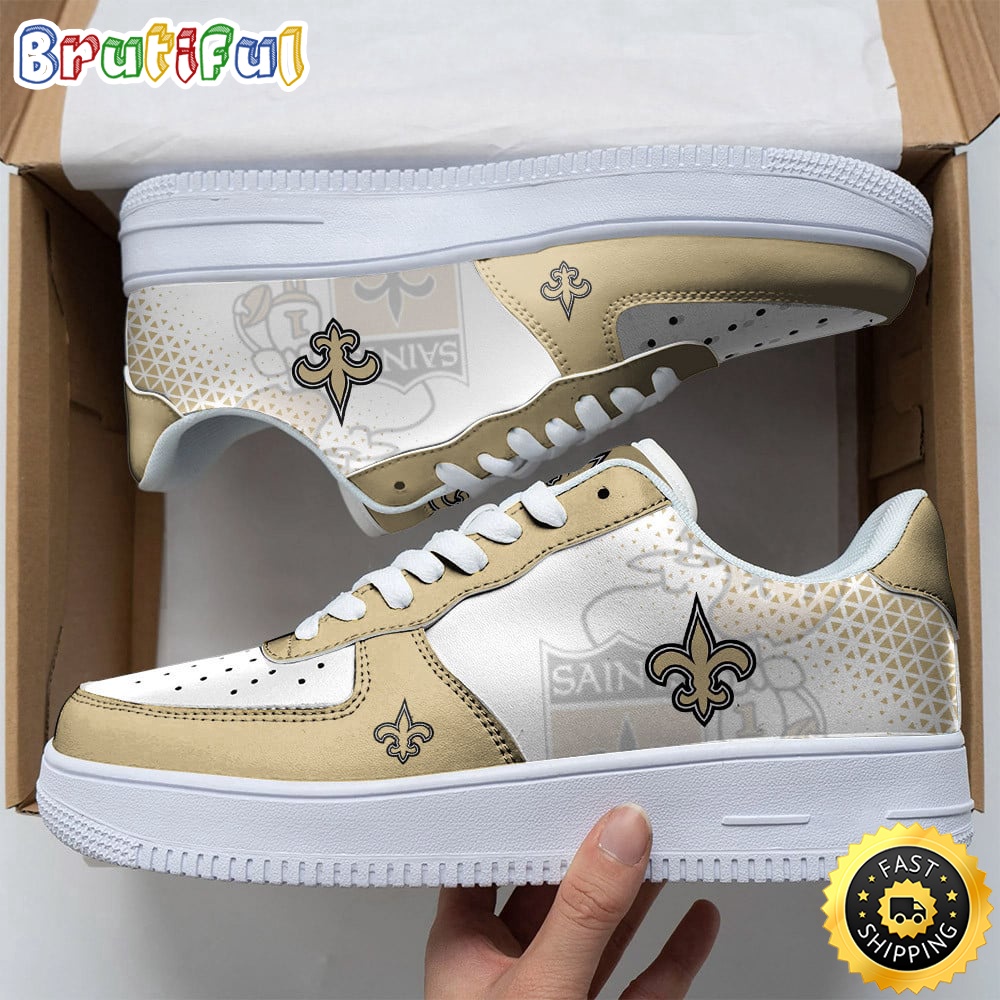 Sportswearmerch New Orleans Saints NFL Air Low-Top Sneakers Shoes For Men And Women