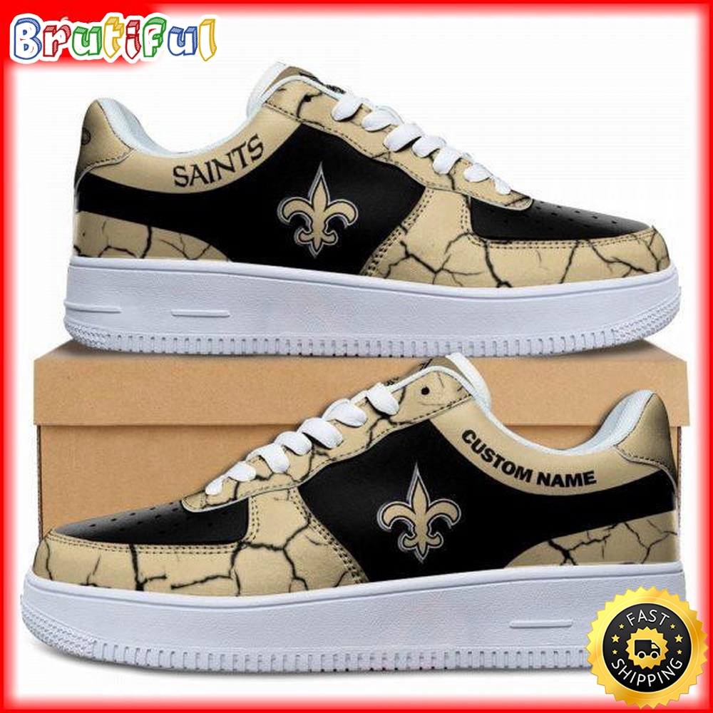 Sportswearmerch New Orleans Saints NFL Air Low-Top Sneakers Shoes For Men And Women