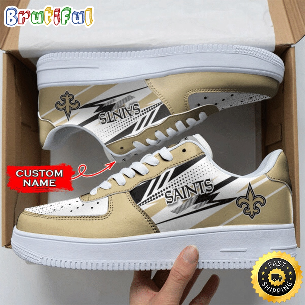 Sportswearmerch New Orleans Saints NFL Air Low-Top Sneakers Shoes For Men And Women