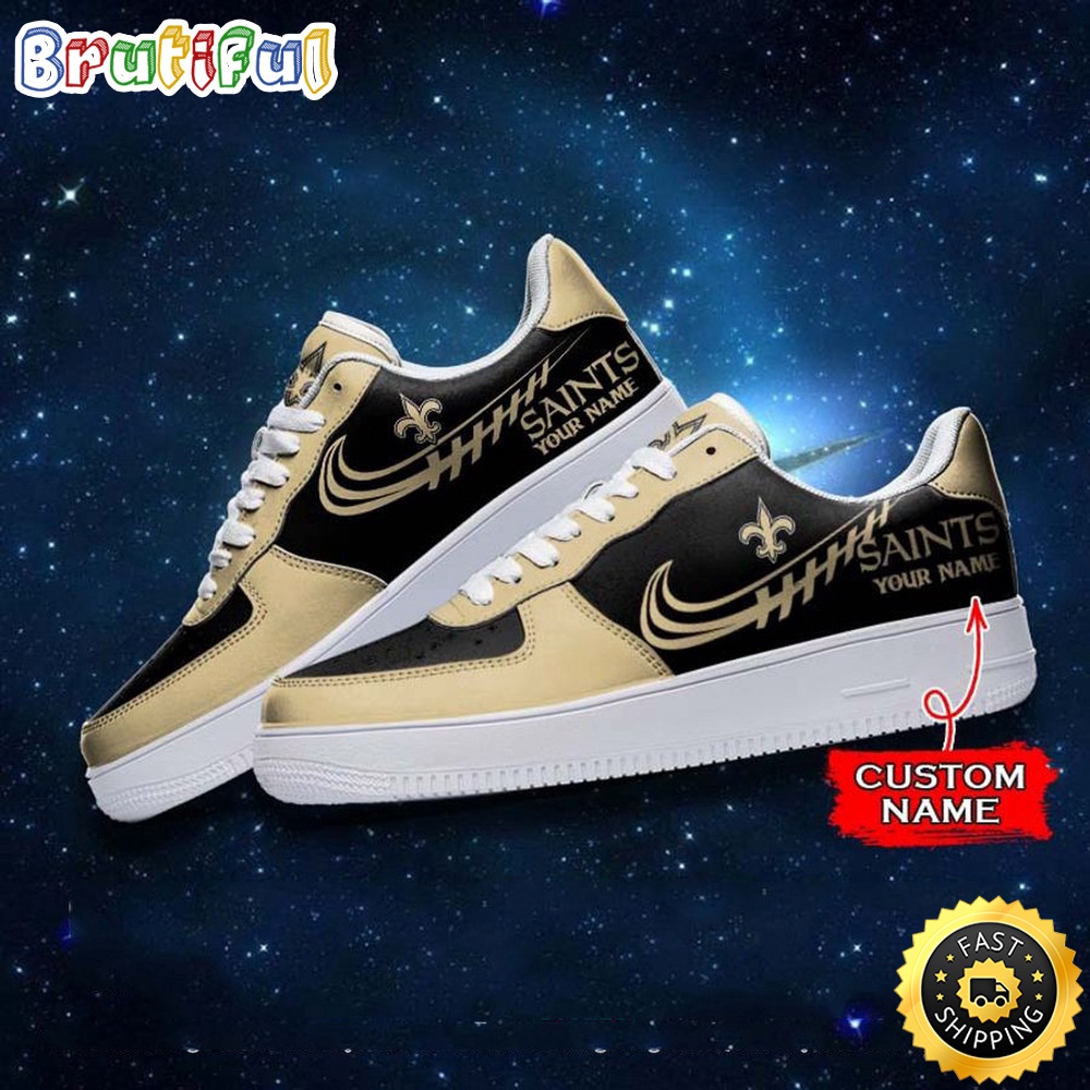 Sportswearmerch New Orleans Saints NFL Air Low-Top Sneakers Shoes For Men And Women