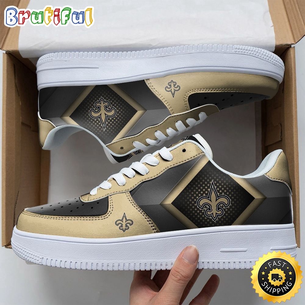 Sportswearmerch New Orleans Saints NFL Air Low-Top Sneakers Shoes For Men And Women