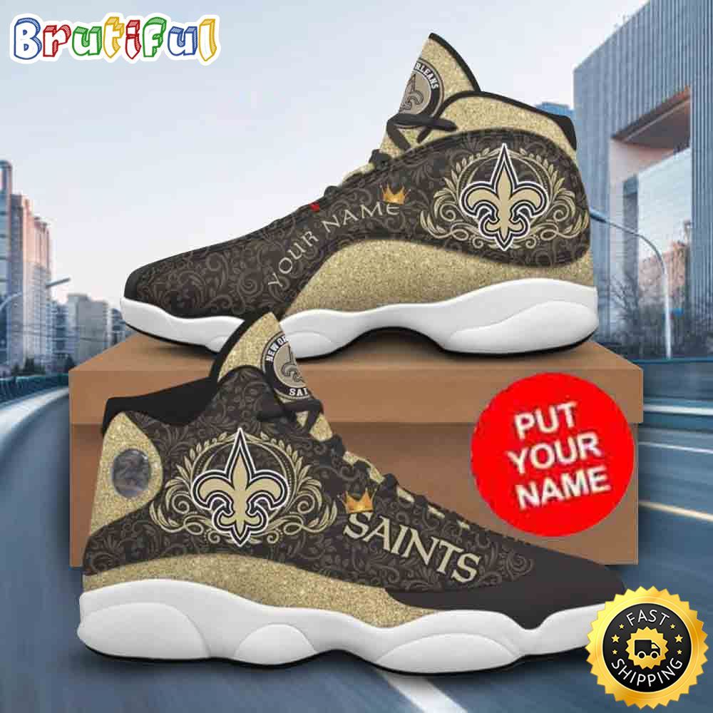 Sportswearmerch New Orleans Saints NFL AJ13 Sneakers Shoes For Men And Women