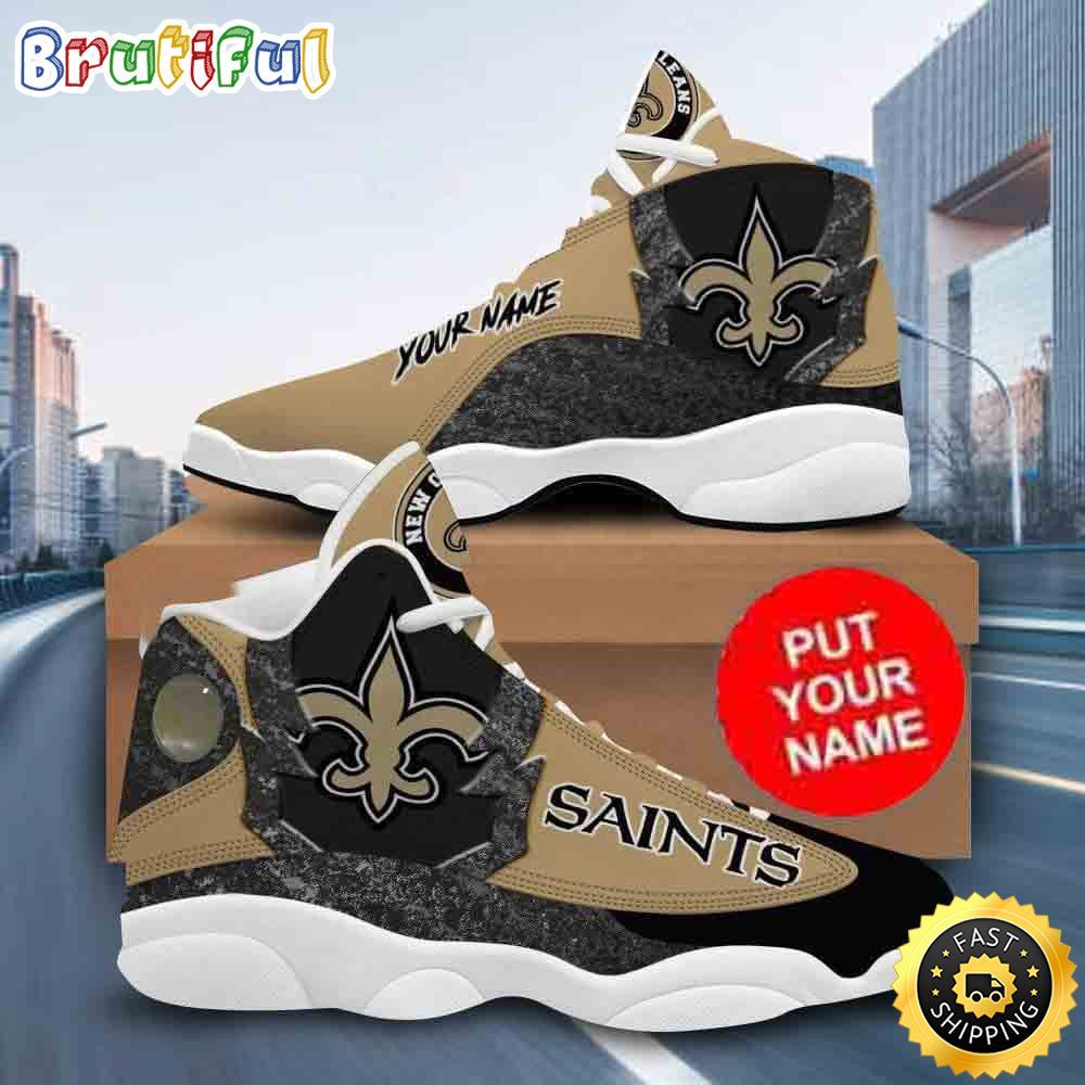 Sportswearmerch New Orleans Saints NFL AJ13 Sneakers Shoes For Men And Women