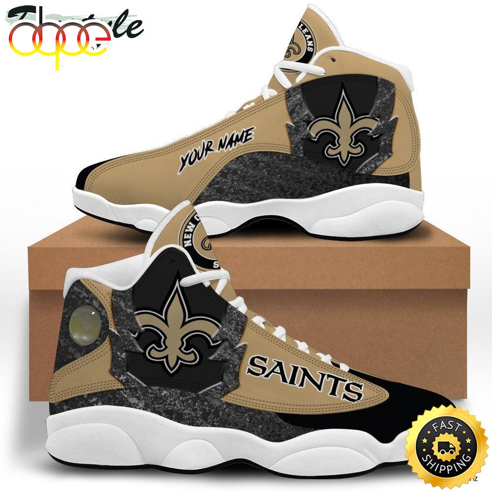 Sportswearmerch New Orleans Saints NFL AJ13 Sneakers Shoes For Men And Women