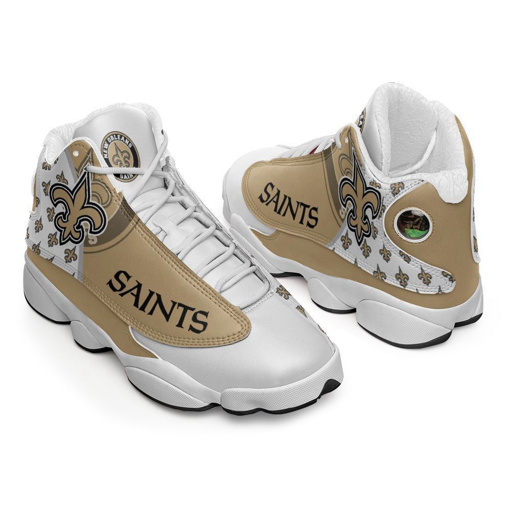 Sportswearmerch New Orleans Saints NFL AJ13 Sneakers Shoes For Men And Women