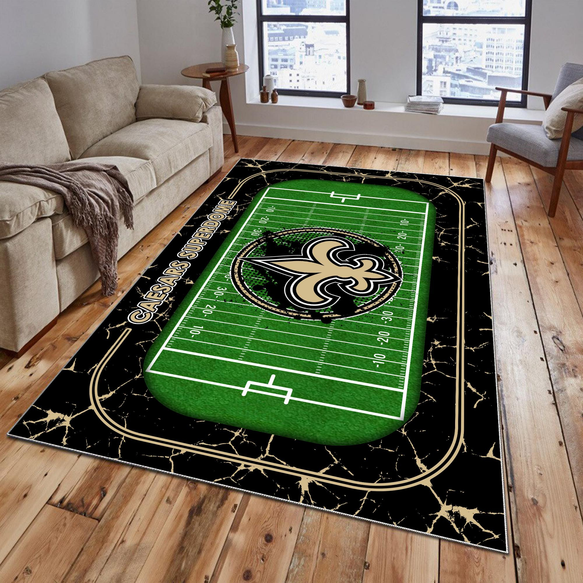 Sportswearmerch New Orleans Saints NFL Area Rug For Fan