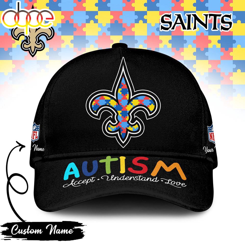 Sportswearmerch New Orleans Saints NFL Autism Classic Cap For Fan