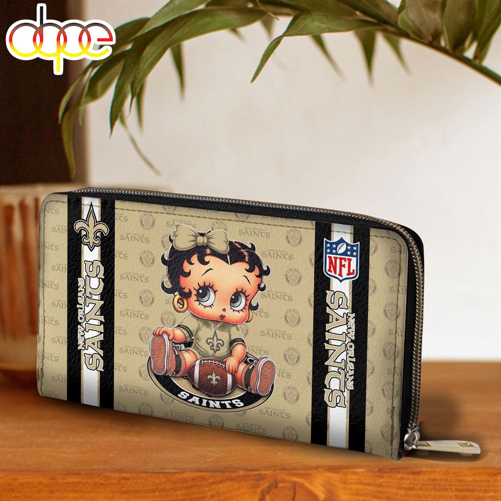 Sportswearmerch New Orleans Saints NFL Betty Boop Clutch Pure For Fan
