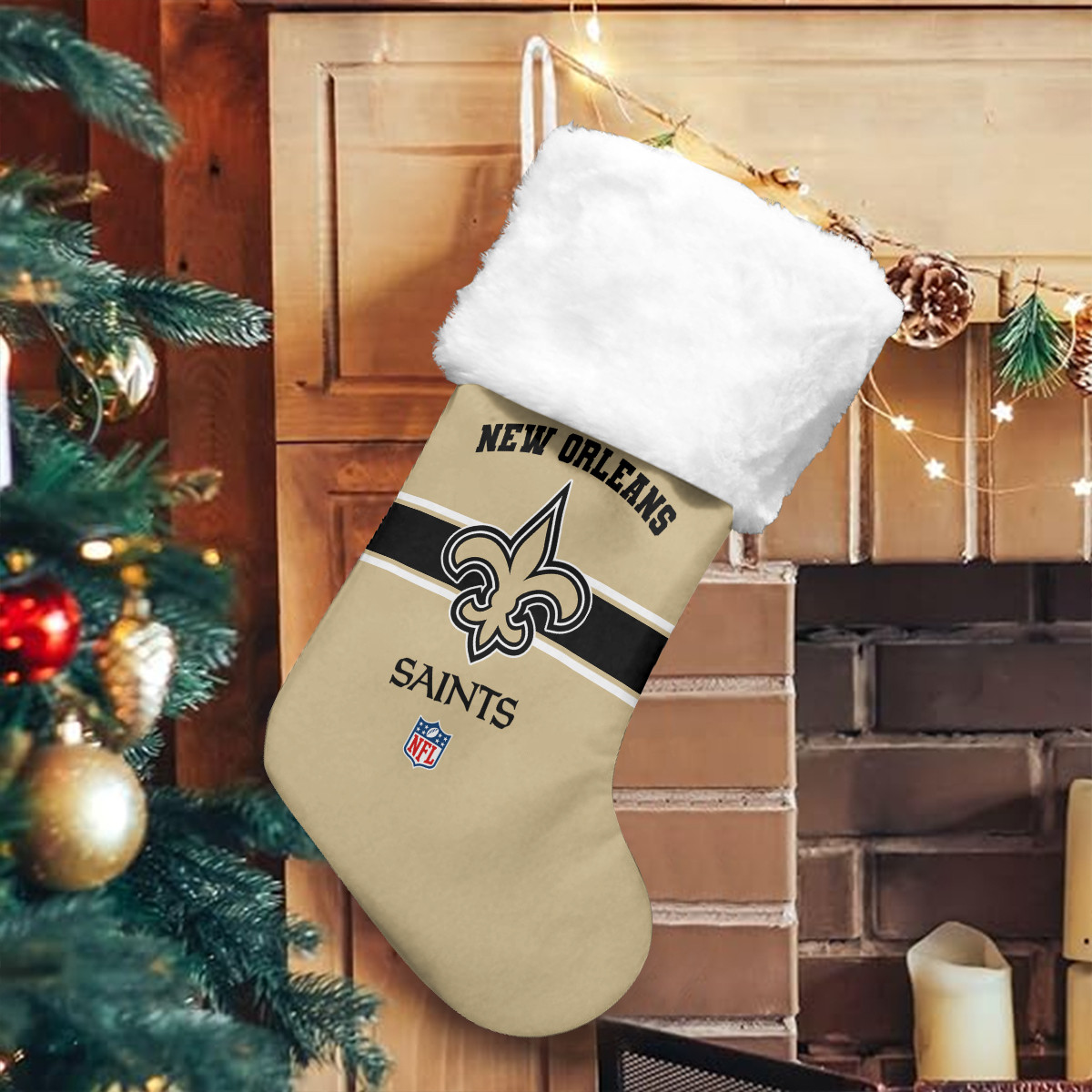 Sportswearmerch New Orleans Saints NFL Christmas Socks For Fan