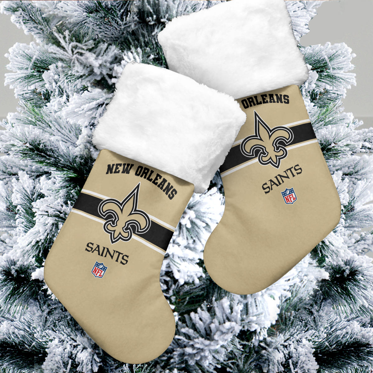 Sportswearmerch New Orleans Saints NFL Christmas Socks For Fan